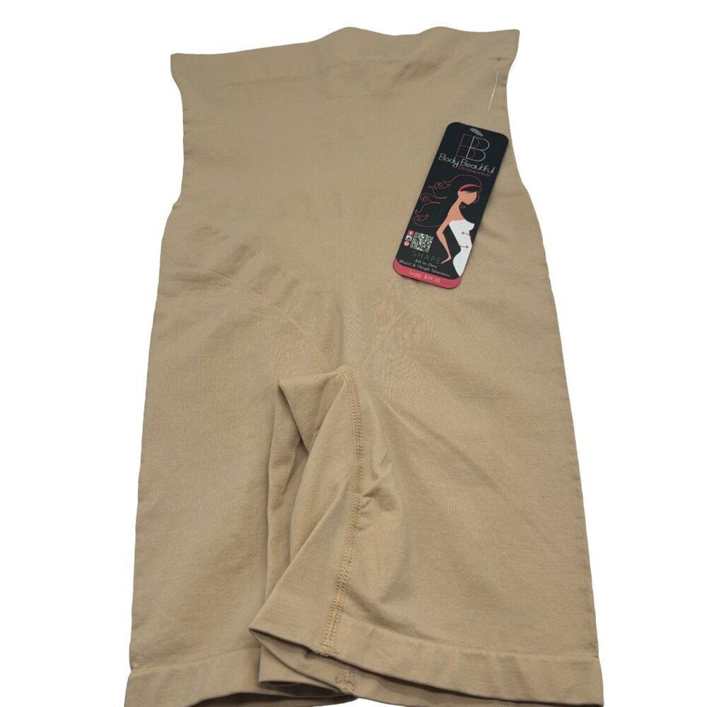 Bb Body Beautiful HighWaist Shapers Beige Sz SM